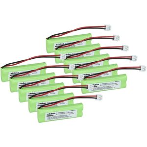 Vhbw - 10x Battery compatible with Medion Life S63080, X63003, S63082, S63114, S63182, S63112, S63085 Wireless Landline Phone (500 mAh, 2.4 v, NiMH) Vhbw - 10x Battery compatible with Medion Life S63080, X63003, S63082, S63114, S63182, S63112, S63085 Wireless Landline Phone (500 mAh, 2.4 v, NiMH)