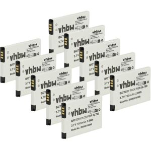 vhbw 10x Battery compatible with Unify OpenStage SL6, SL400, SL450 Wireless Landline Phone (700mAh, 3.7 V, Li-Ion) vhbw 10x Battery compatible with Unify OpenStage SL6, SL400, SL450 Wireless Landline Phone (700mAh, 3.7 V, Li-Ion)