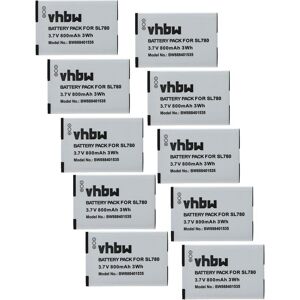 vhbw 10x Battery compatible with Siemens Gigaset SL610H Pro, SL780, SL450H, SL450A Go, SL450HX Wireless Landline Phone (800mAh, 3.7 V, Li-Ion) vhbw 10x Battery compatible with Siemens Gigaset SL610H Pro, SL780, SL450H, SL450A Go, SL450HX Wireless Landline Phone (800mAh, 3.7 V, Li-Ion)