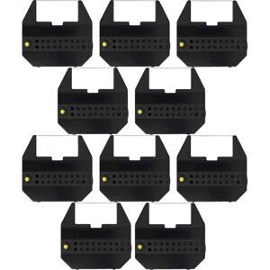 Vhbw - 10x Ribbon Cartridge compatible with Olivetti etp 540, etp 55, etp 550, etp 520 ii Dot Matrix, Receipt Printer Typewriter - Black Ink Ribbon Vhbw - 10x Ribbon Cartridge compatible with Olivetti etp 540, etp 55, etp 550, etp 520 ii Dot Matrix, Receipt Printer Typewriter - Black Ink Ribbon
