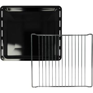 1x baking tray, 1x oven rack (2 Part Set) Replacement for Electrolux 3423981020, 3423981061, 353193905 for Ovens - 42.2 x 37 x 2 cm - Vhbw 1x baking tray, 1x oven rack (2 Part Set) Replacement for Electrolux 3423981020, 3423981061, 353193905 for Ovens - 42.2 x 37 x 2 cm - Vhbw