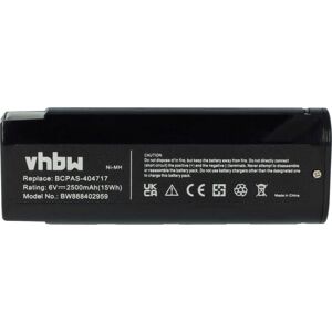 Vhbw - 1x Battery compatible with Paslode Impulse PPN35i Li, PPN35Ci Li Power Tools, Strip Nailer (2500 mAh, NiMH, 6 v) Vhbw - 1x Battery compatible with Paslode Impulse PPN35i Li, PPN35Ci Li Power Tools, Strip Nailer (2500 mAh, NiMH, 6 v)