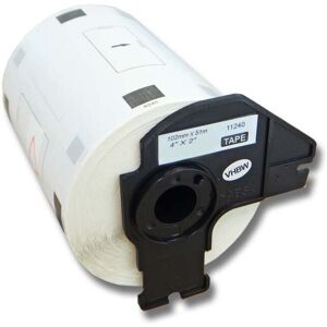 vhbw 1x Label Roll with Holder 102mm x 51mm (600 Label) compatible with Brother PT QL500BW, QL-550, QL500BS Label Maker vhbw 1x Label Roll with Holder 102mm x 51mm (600 Label) compatible with Brother PT QL500BW, QL-550, QL500BS Label Maker