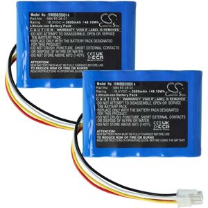 Husqvarna Battery Replacement - 2x Li-Ion 2600mAh for Lawnmower Husqvarna Battery Replacement - 2x Li-Ion 2600mAh for Lawnmower