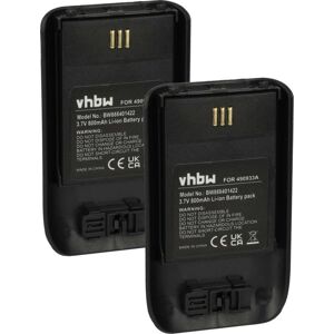 vhbw Innovaphone IP73 Battery - 2x Li-Ion, Black vhbw Innovaphone IP73 Battery - 2x Li-Ion, Black