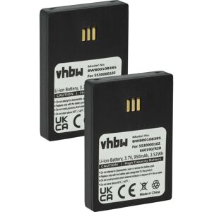 Vhbw - 2x Battery compatible with Avaya DH4, IP63, WH1, 3740, 3725, 3720 Wireless Landline Phone (950 mAh, 3.7 v, Li-Ion) black Vhbw - 2x Battery compatible with Avaya DH4, IP63, WH1, 3740, 3725, 3720 Wireless Landline Phone (950 mAh, 3.7 v, Li-Ion) black