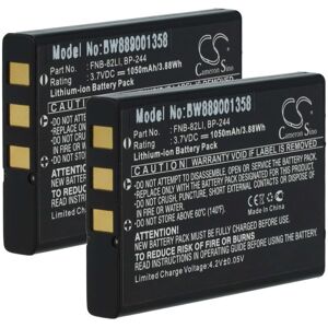 vhbw 2x Battery compatible with Verizon UV-X4 Radio, Walkie-Talkie (1050 mAh, 3.7 V, Li-Ion) vhbw 2x Battery compatible with Verizon UV-X4 Radio, Walkie-Talkie (1050 mAh, 3.7 V, Li-Ion)