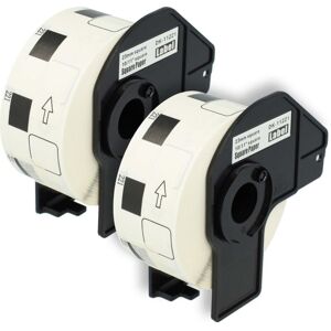 Vhbw - 2x Label Roll with Holder 23mm x 23mm (1000 Label) compatible with Brother pt QL560VP Label Maker - Premium White Vhbw - 2x Label Roll with Holder 23mm x 23mm (1000 Label) compatible with Brother pt QL560VP Label Maker - Premium White