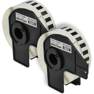 Vhbw - 2x Label Roll with Holder 29mm x 30.48m (1 Label) compatible with Brother pt QL-570, QL-580, QL-580N, QL-650 Label Maker Vhbw - 2x Label Roll with Holder 29mm x 30.48m (1 Label) compatible with Brother pt QL-570, QL-580, QL-580N, QL-650 Label Maker