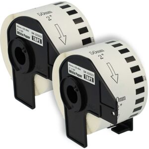 Vhbw - 2x Label Roll with Holder 50mm x 30.48m (1 Label) compatible with Brother pt QL-820NW, QL-820NWB Label Maker - Premium Vhbw - 2x Label Roll with Holder 50mm x 30.48m (1 Label) compatible with Brother pt QL-820NW, QL-820NWB Label Maker - Premium