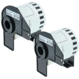 Vhbw - 2x Label Roll with Holder 62mm x 15.24m (1 Label) compatible with Brother pt QL-570, QL-580, QL-580N, QL-650 Label Maker Vhbw - 2x Label Roll with Holder 62mm x 15.24m (1 Label) compatible with Brother pt QL-570, QL-580, QL-580N, QL-650 Label Maker