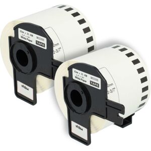 Vhbw - 2x Label Roll with Holder 62mm x 30.48m (1 Label) compatible with Brother pt QL-720, QL720NW Label Maker Vhbw - 2x Label Roll with Holder 62mm x 30.48m (1 Label) compatible with Brother pt QL-720, QL720NW Label Maker