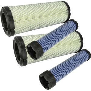 Vhbw - 2x outer filter, 2x inner filter compatible with Kobelco sk 45SR-2 Yanmar Motor for Construction Machine Vhbw - 2x outer filter, 2x inner filter compatible with Kobelco sk 45SR-2 Yanmar Motor for Construction Machine