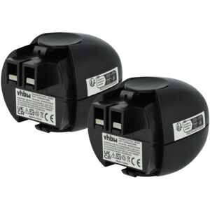 vhbw 2x Battery for Tool - 2100 mAh NiMH, 4.8 V, Black vhbw 2x Battery for Tool - 2100 mAh NiMH, 4.8 V, Black