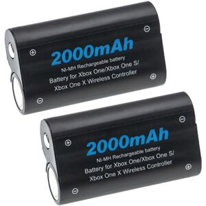 Vhbw - 2x Battery compatible with Microsoft Xbox One, One Elite, One x, One s Controller (2000 mAh, 2.4 v, NiMH) Vhbw - 2x Battery compatible with Microsoft Xbox One, One Elite, One x, One s Controller (2000 mAh, 2.4 v, NiMH)