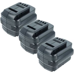 vhbw 3x Battery compatible with Dewalt DW007, DW007KH, DW008K, DW007K-2, DW007K-XE, DW007C2, DW007K Power Tools (2000 mAh, NiMH, 24 V) vhbw 3x Battery compatible with Dewalt DW007, DW007KH, DW008K, DW007K-2, DW007K-XE, DW007C2, DW007K Power Tools (2000 mAh, NiMH, 24 V)