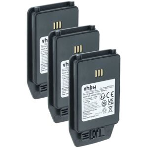 vhbw 3x Battery compatible with Mitel DT433 EX Mobile Phone Smartphone (1100 mAh, 3.7 V, Li-Ion) vhbw 3x Battery compatible with Mitel DT433 EX Mobile Phone Smartphone (1100 mAh, 3.7 V, Li-Ion)