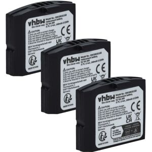 Vhbw - 3x Battery Replacement for Sennheiser NCI-PLS100H for Wireless Headset Headphones (140mAh, 3.7V, Li-Polymer) Vhbw - 3x Battery Replacement for Sennheiser NCI-PLS100H for Wireless Headset Headphones (140mAh, 3.7V, Li-Polymer)