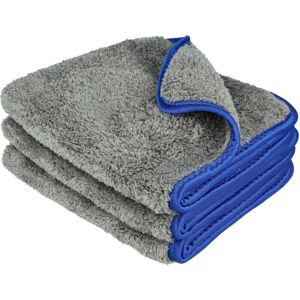 Vhbw - 3x Care Towel for Car, Motorcycle - Microfibre Cloths 40 x 40 cm, Washable, Reusable, Blue, Dark Grey Vhbw - 3x Care Towel for Car, Motorcycle - Microfibre Cloths 40 x 40 cm, Washable, Reusable, Blue, Dark Grey