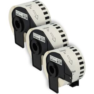 Vhbw - 3x Label Roll with Holder 50mm x 30.48m (1 Label) Replacement for Brother DK-22223 for Label Maker - Premium White Vhbw - 3x Label Roll with Holder 50mm x 30.48m (1 Label) Replacement for Brother DK-22223 for Label Maker - Premium White