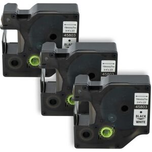 Vhbw - 3x Label Tape compatible with Dymo 5000, 2000, 5500 Label Printer 7m x 19 mm, Black on White Vhbw - 3x Label Tape compatible with Dymo 5000, 2000, 5500 Label Printer 7m x 19 mm, Black on White