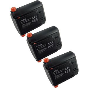 Vhbw - 3x Replacement Battery compatible with Gardena PowerMax Li-18/32 5039-20, tcs Li-18/20 (8866-20) (2500mAh, 18 v, Li-ion) Vhbw - 3x Replacement Battery compatible with Gardena PowerMax Li-18/32 5039-20, tcs Li-18/20 (8866-20) (2500mAh, 18 v, Li-ion)
