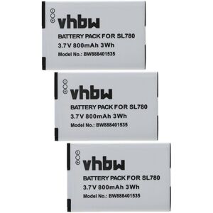 Vhbw - 3x Battery compatible with Bintec-Elmeg D141 dect Wireless Landline Phone (800mAh, 3.7 v, Li-Ion) Vhbw - 3x Battery compatible with Bintec-Elmeg D141 dect Wireless Landline Phone (800mAh, 3.7 v, Li-Ion)