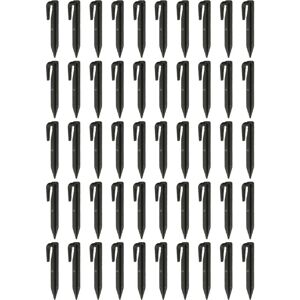 Vhbw - 50x Ground Pegs for Boundary Wire compatible with Kärcher Robot Lawn Mower - Ground Anchor Set, Plastic, Black Vhbw - 50x Ground Pegs for Boundary Wire compatible with Kärcher Robot Lawn Mower - Ground Anchor Set, Plastic, Black