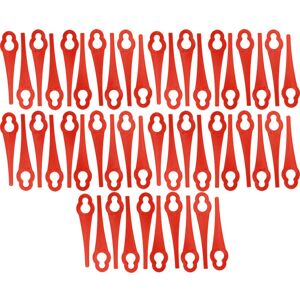 50x Replacement Blade compatible with Florabest frt A20 A1, frt 20 A1 Cordless Strimmer - Cutter Blades, Red, Plastic - Vhbw 50x Replacement Blade compatible with Florabest frt A20 A1, frt 20 A1 Cordless Strimmer - Cutter Blades, Red, Plastic - Vhbw