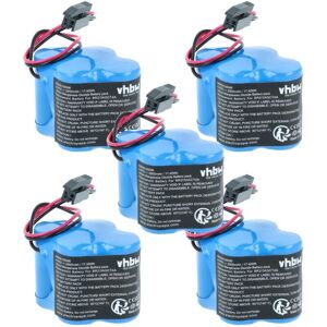vhbw 5x Battery compatible with Allen Bradley 1747-L511 SLC 5/01 Controller 1Kb Memory RAID Controller (2900 mAh, 6 V, Li-Ion) vhbw 5x Battery compatible with Allen Bradley 1747-L511 SLC 5/01 Controller 1Kb Memory RAID Controller (2900 mAh, 6 V, Li-Ion)