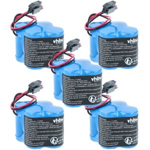 Vhbw - 5x Battery compatible with Allen Bradley 1747-L542 slc 5/04 Controller 32Kb Memory raid Controller (2900 mAh, 6 v, Li-Ion) Vhbw - 5x Battery compatible with Allen Bradley 1747-L542 slc 5/04 Controller 32Kb Memory raid Controller (2900 mAh, 6 v, Li-Ion)