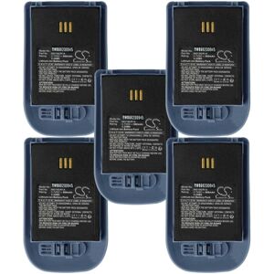 Vhbw - 5x Battery compatible with Atos Unify Openscape WL4 Wireless Landline Phone (900 mAh, 3.7 v, Li-Ion) blue incl. Rear Cap Vhbw - 5x Battery compatible with Atos Unify Openscape WL4 Wireless Landline Phone (900 mAh, 3.7 v, Li-Ion) blue incl. Rear Cap