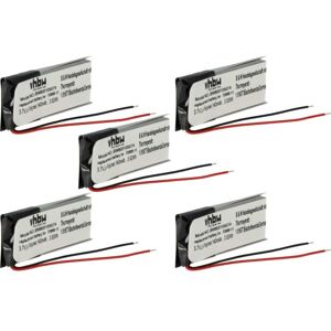 Vhbw - 5x Battery compatible with Jabra VH110, JX10 Wireless Headset Headphones (140 mAh, 3.7 v, Li-polymer) Vhbw - 5x Battery compatible with Jabra VH110, JX10 Wireless Headset Headphones (140 mAh, 3.7 v, Li-polymer)