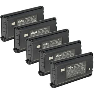 vhbw 5x Battery compatible with Kenwood TK-3202E3, TK-3202E, TK-3202, TK-3200-U8P, TK-3200-U2P Radio, Walkie-Talkie (2000 mAh, 7.4 V, Li-Ion) vhbw 5x Battery compatible with Kenwood TK-3202E3, TK-3202E, TK-3202, TK-3200-U8P, TK-3200-U2P Radio, Walkie-Talkie (2000 mAh, 7.4 V, Li-Ion)