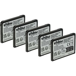 vhbw 5x Battery compatible with Midland PMR446, PMR446+, 777 Radio, Walkie-Talkie (700 mAh, 3.7 V, Li-Ion) vhbw 5x Battery compatible with Midland PMR446, PMR446+, 777 Radio, Walkie-Talkie (700 mAh, 3.7 V, Li-Ion)