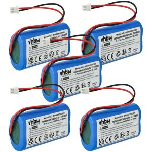 VHBW 5x Battery compatible with Villeroy & Boch Neapel 2.0 96897, Neapel Micro, Seoul 2.0 Table Light, Reading Lamp, Night Light (4400mAh, 3.7 v, Li-ion) VHBW 5x Battery compatible with Villeroy & Boch Neapel 2.0 96897, Neapel Micro, Seoul 2.0 Table Light, Reading Lamp, Night Light (4400mAh, 3.7 v, Li-ion)