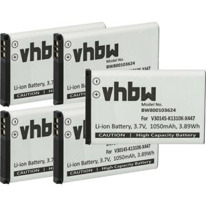 Vhbw 5x Battery Replacement for Siemens V30145-K1310K-X447 - Landline Phone Vhbw 5x Battery Replacement for Siemens V30145-K1310K-X447 - Landline Phone