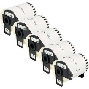 Vhbw - 5x Label Roll with Holder 102mm x 30.48m (1 Label) compatible with Brother pt QL-710W, QL-720, QL720NW Label Maker Vhbw - 5x Label Roll with Holder 102mm x 30.48m (1 Label) compatible with Brother pt QL-710W, QL-720, QL720NW Label Maker