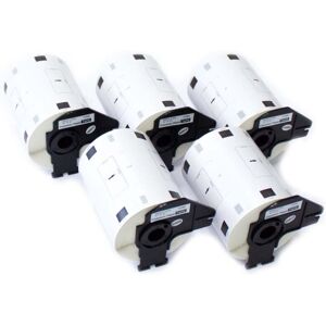 vhbw 5x Label Roll with Holder 102mm x 51mm (600 Label) Replacement for Brother DK-11240 for Label Maker vhbw 5x Label Roll with Holder 102mm x 51mm (600 Label) Replacement for Brother DK-11240 for Label Maker