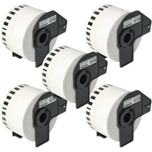 Vhbw - 5x Label Roll with Holder 54mm x 30.48m compatible with Brother P-Touch QL-800, QL720NW, QL-820NWB, QL-810W Label Maker Vhbw - 5x Label Roll with Holder 54mm x 30.48m compatible with Brother P-Touch QL-800, QL720NW, QL-820NWB, QL-810W Label Maker