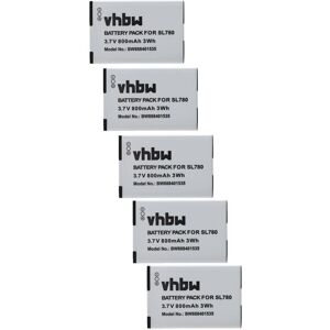 Vhbw - 5x Battery compatible with Siemens Gigaset SL350, SL350H, SL450, SL400A, SL400, SL400H Wireless Landline Phone (800mAh, 3.7 v, Li-Ion) Vhbw - 5x Battery compatible with Siemens Gigaset SL350, SL350H, SL450, SL400A, SL400, SL400H Wireless Landline Phone (800mAh, 3.7 v, Li-Ion)