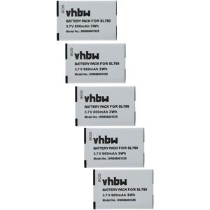 Vhbw - 5x Battery compatible with Siemens Gigaset SL800H Pro, SL78, SL750H Pro, SL750H, SL750 Wireless Landline Phone (800mAh, 3.7 v, Li-Ion) Vhbw - 5x Battery compatible with Siemens Gigaset SL800H Pro, SL78, SL750H Pro, SL750H, SL750 Wireless Landline Phone (800mAh, 3.7 v, Li-Ion)