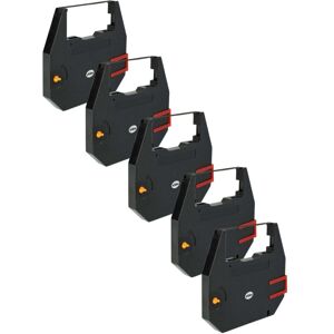 Vhbw - 5x Ribbon Cartridge compatible with Olympia 125, Carrera 2000 Dot Matrix, Receipt Printer - Carbon Band, Black Ink Ribbon Vhbw - 5x Ribbon Cartridge compatible with Olympia 125, Carrera 2000 Dot Matrix, Receipt Printer - Carbon Band, Black Ink Ribbon