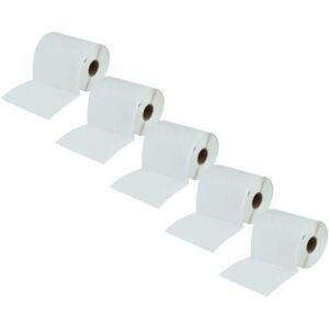 Vhbw - 5x Thermal Label Roll 76.2mm x 101.5mm (500 Label) compatible with Sato CX400 Label Maker - Self-Adhesive White Vhbw - 5x Thermal Label Roll 76.2mm x 101.5mm (500 Label) compatible with Sato CX400 Label Maker - Self-Adhesive White