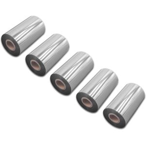 vhbw 5x Thermal Transfer Ribbon - Compatible with TSC MH240T, MH340T, MH340P, Label Printer - Smudge-proof, 110mm x 300m vhbw 5x Thermal Transfer Ribbon - Compatible with TSC MH240T, MH340T, MH340P, Label Printer - Smudge-proof, 110mm x 300m