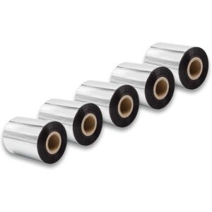 Vhbw - 5x Thermal Ribbon compatible with Valentin CV6800 Label Printer, 80 mm x 300 m, Wax-Plus, Black Vhbw - 5x Thermal Ribbon compatible with Valentin CV6800 Label Printer, 80 mm x 300 m, Wax-Plus, Black