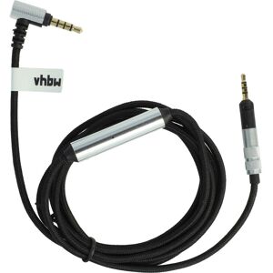 Vhbw - Audio aux Cable compatible with akg Y40, Y50, Y45 Headphones - Audio Cable, 3.5 mm Jack, 150 cm Black Silver Vhbw - Audio aux Cable compatible with akg Y40, Y50, Y45 Headphones - Audio Cable, 3.5 mm Jack, 150 cm Black Silver