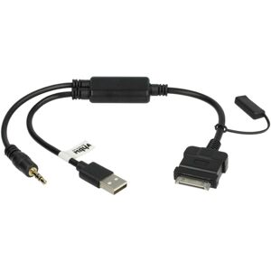 BMW 5 Series Car Audio Y-Adapter Cable - 350 cm Black BMW 5 Series Car Audio Y-Adapter Cable - 350 cm Black