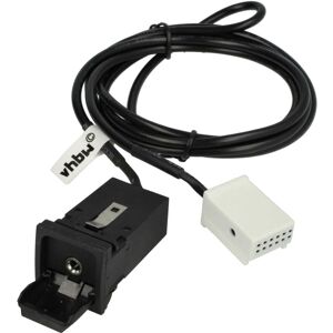 Vhbw - aux Audio Adapter Cable Radio compatible with vw RNS510, RNS310 Car, Car Radio Vhbw - aux Audio Adapter Cable Radio compatible with vw RNS510, RNS310 Car, Car Radio