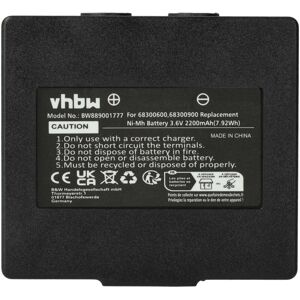 VHBW P7370 P7300 P7350 Industrial Radio Remote Control Battery - Black VHBW P7370 P7300 P7350 Industrial Radio Remote Control Battery - Black